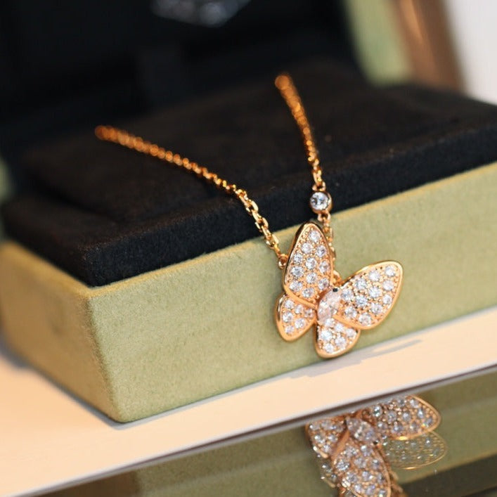 Van Cleef & Arpels BUTTERFLY DIAMOND NECKLACE