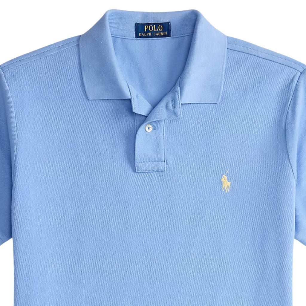 Polo Ralph Lauren The Iconic Mesh Polo Shirt - Sky Blue