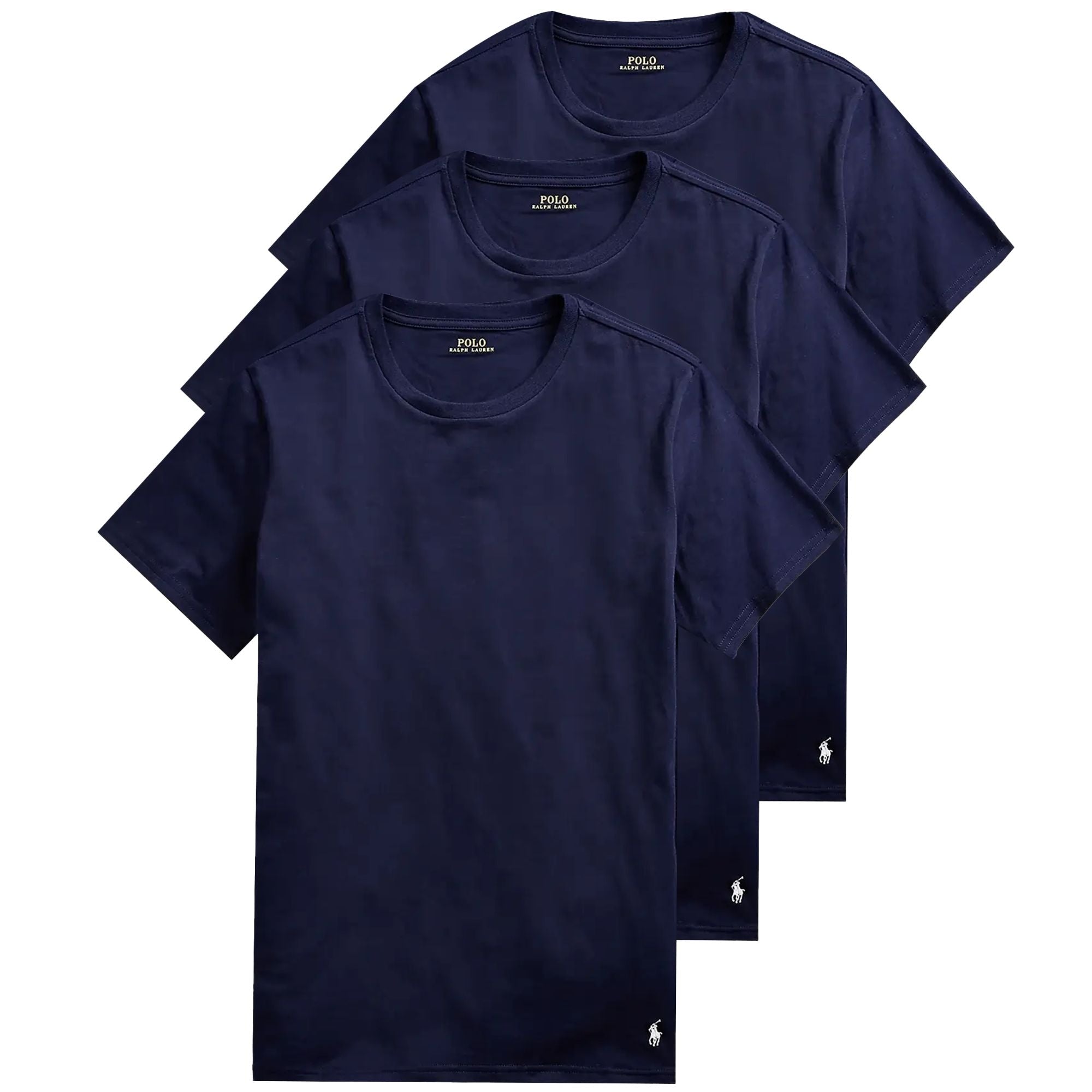 Polo Ralph Lauren Crewneck 3-Pack T-Shirts - Navy