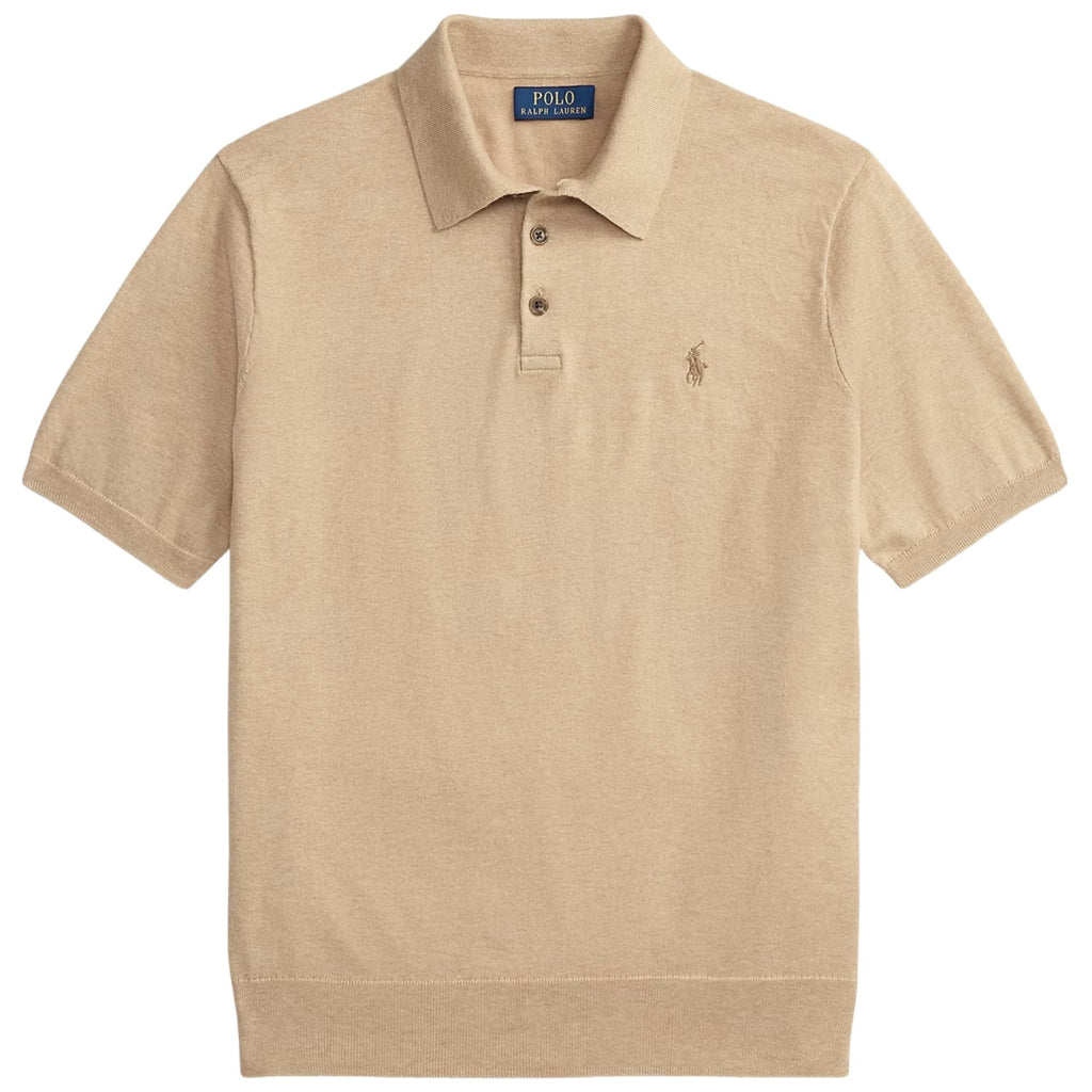 Polo Ralph Lauren Short Sleeve Knitted Polo - Brown