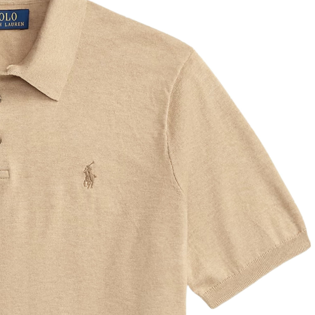 Polo Ralph Lauren Short Sleeve Knitted Polo - Brown