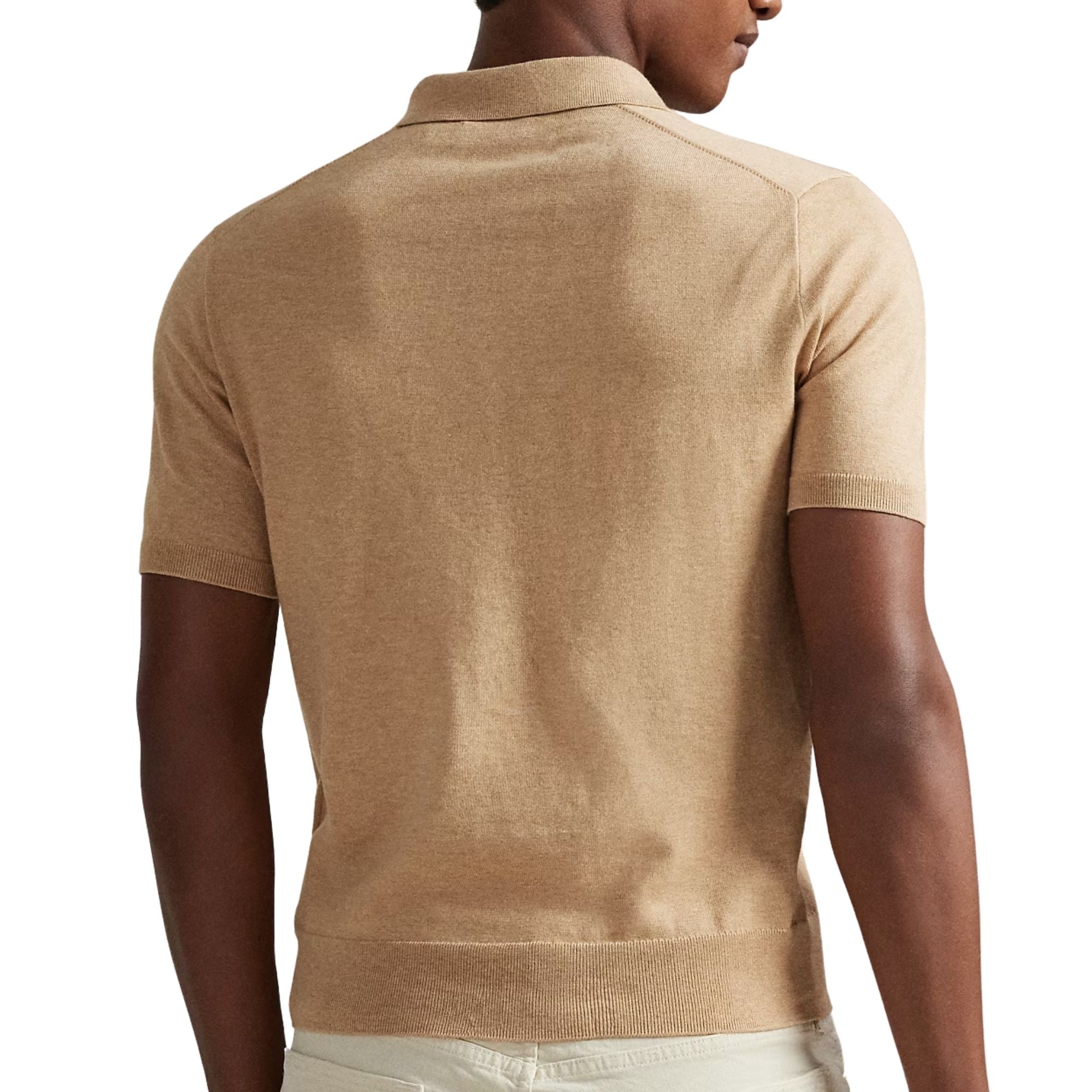 Polo Ralph Lauren Short Sleeve Knitted Polo - Brown