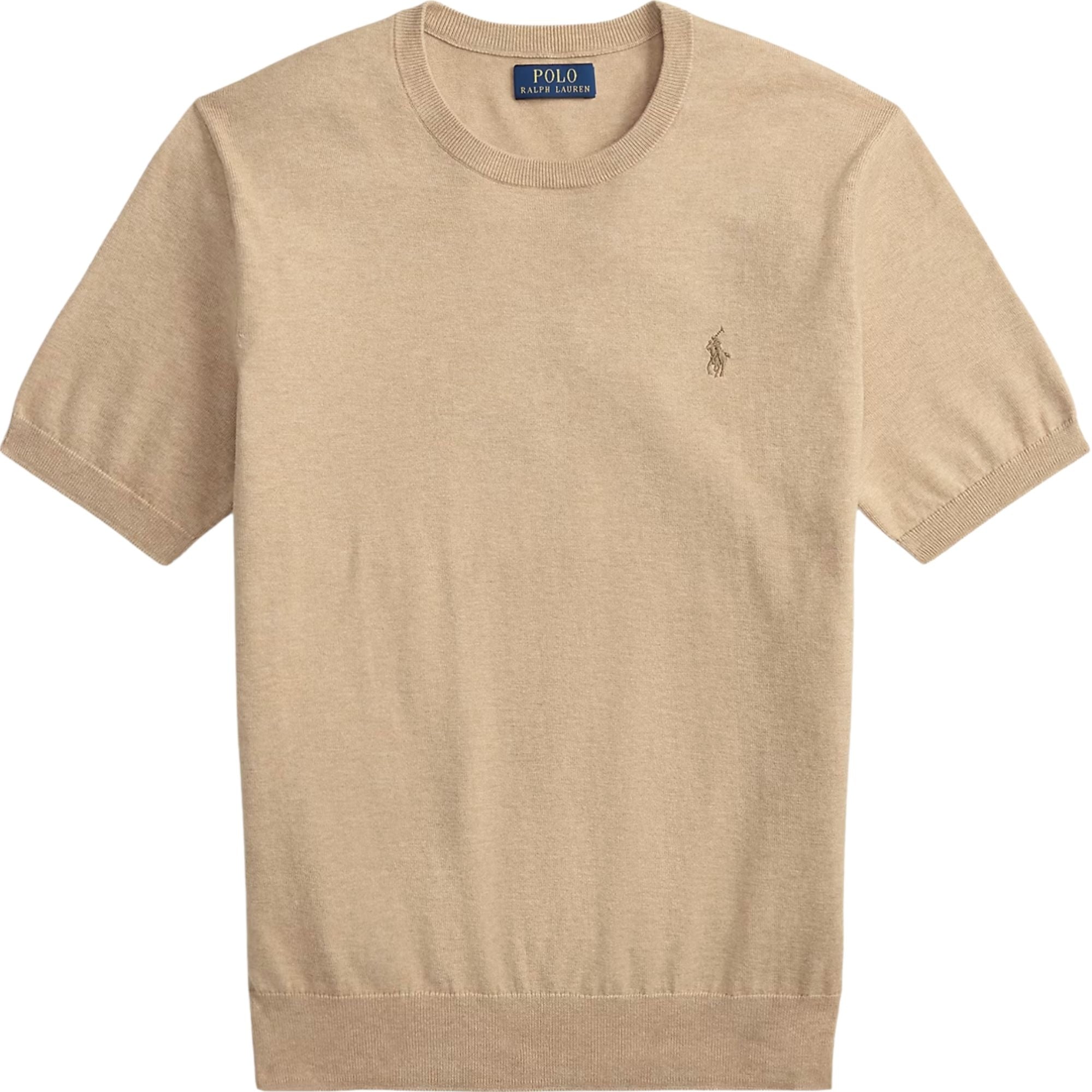 Polo Ralph Lauren Crewneck Short-Sleeve Knit - Brown