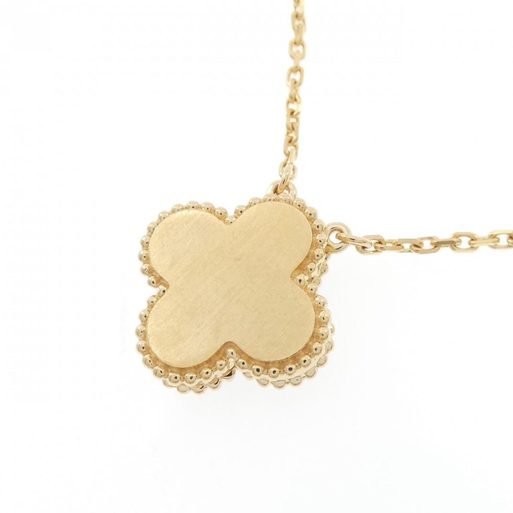 Vintage Alhambra Pendant Necklace 18K Yellow Gold