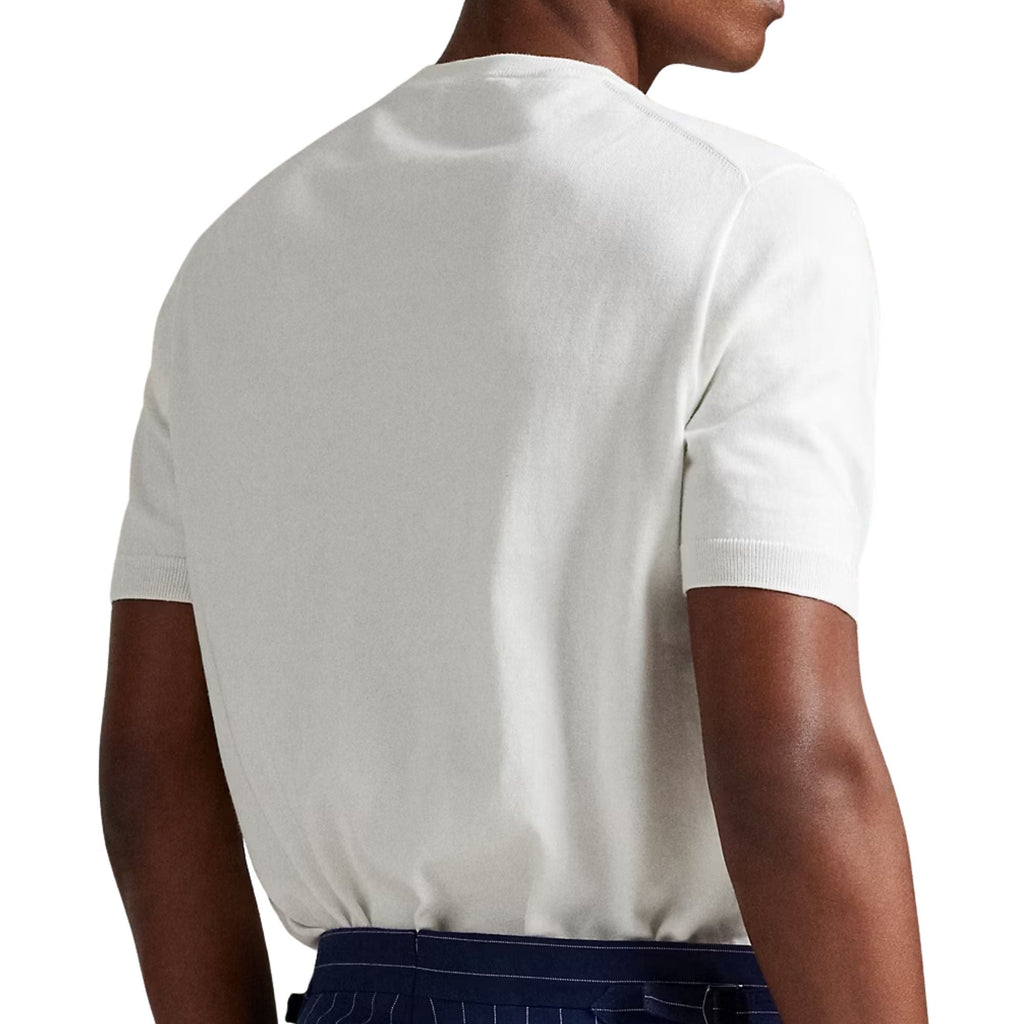 Polo Ralph Lauren Cotton Crewneck Short Sleeve Jumper - White
