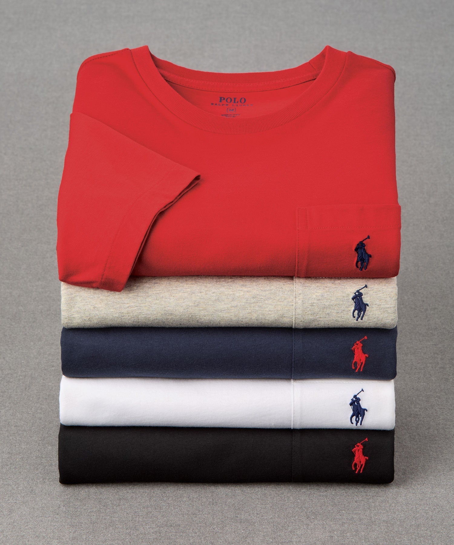 Polo Ralph Lauren Short Sleeve Solid Pocket Crewneck Tee Shirt