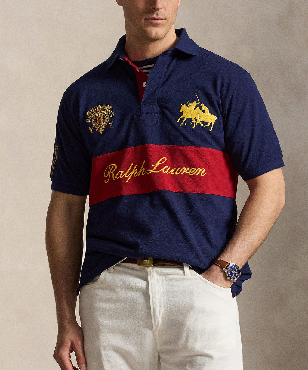 Polo Ralph Lauren Short Sleeve Dual Player Mesh Graphic Polo