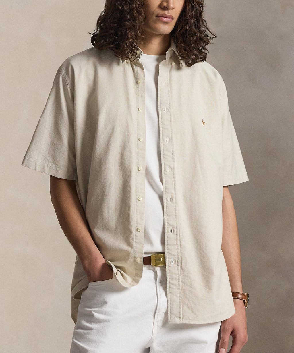 Polo Ralph Lauren Short Sleeve Solid Oxford Sport Shirt