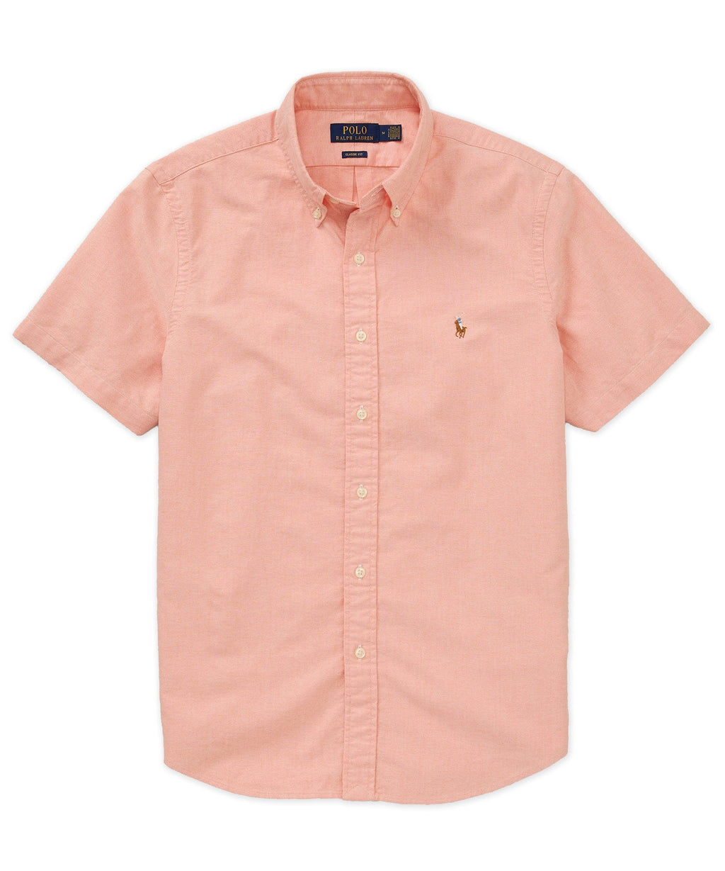 Polo Ralph Lauren Short Sleeve Solid Oxford Sport Shirt