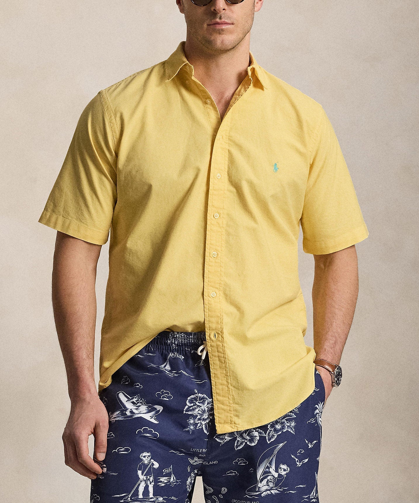 Polo Ralph Lauren Short Sleeve Garment-Dyed Sport Shirt