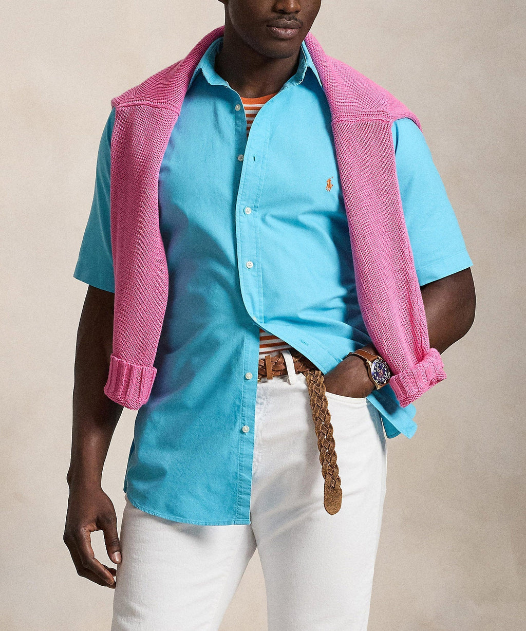 Polo Ralph Lauren Short Sleeve Garment-Dyed Sport Shirt