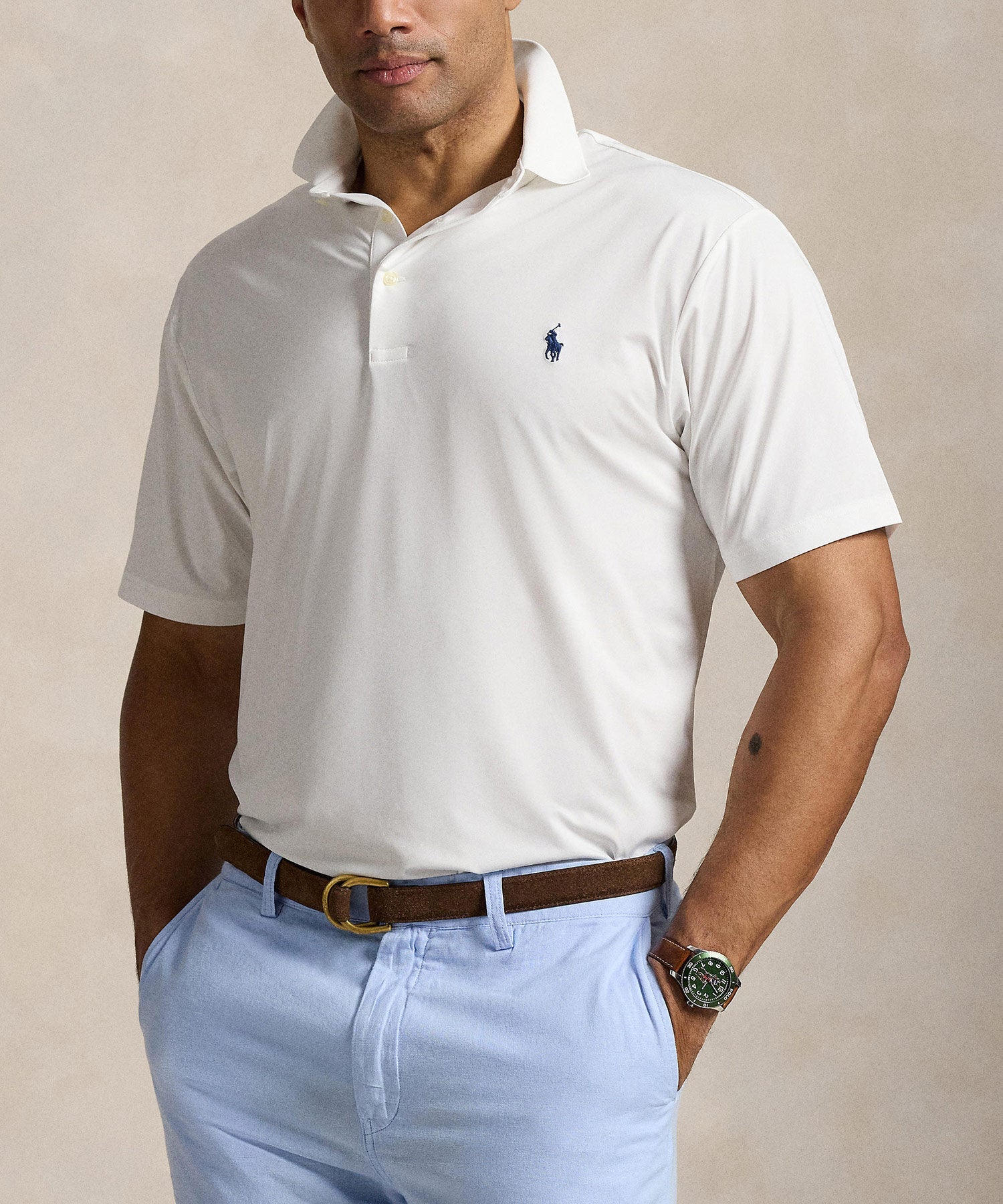 Polo Ralph Lauren Short Sleeve Performance Solid Polo