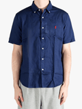 POLO RALPH LAUREN - Men Short Sleeve Piece Dye Linen Sport Shirt
