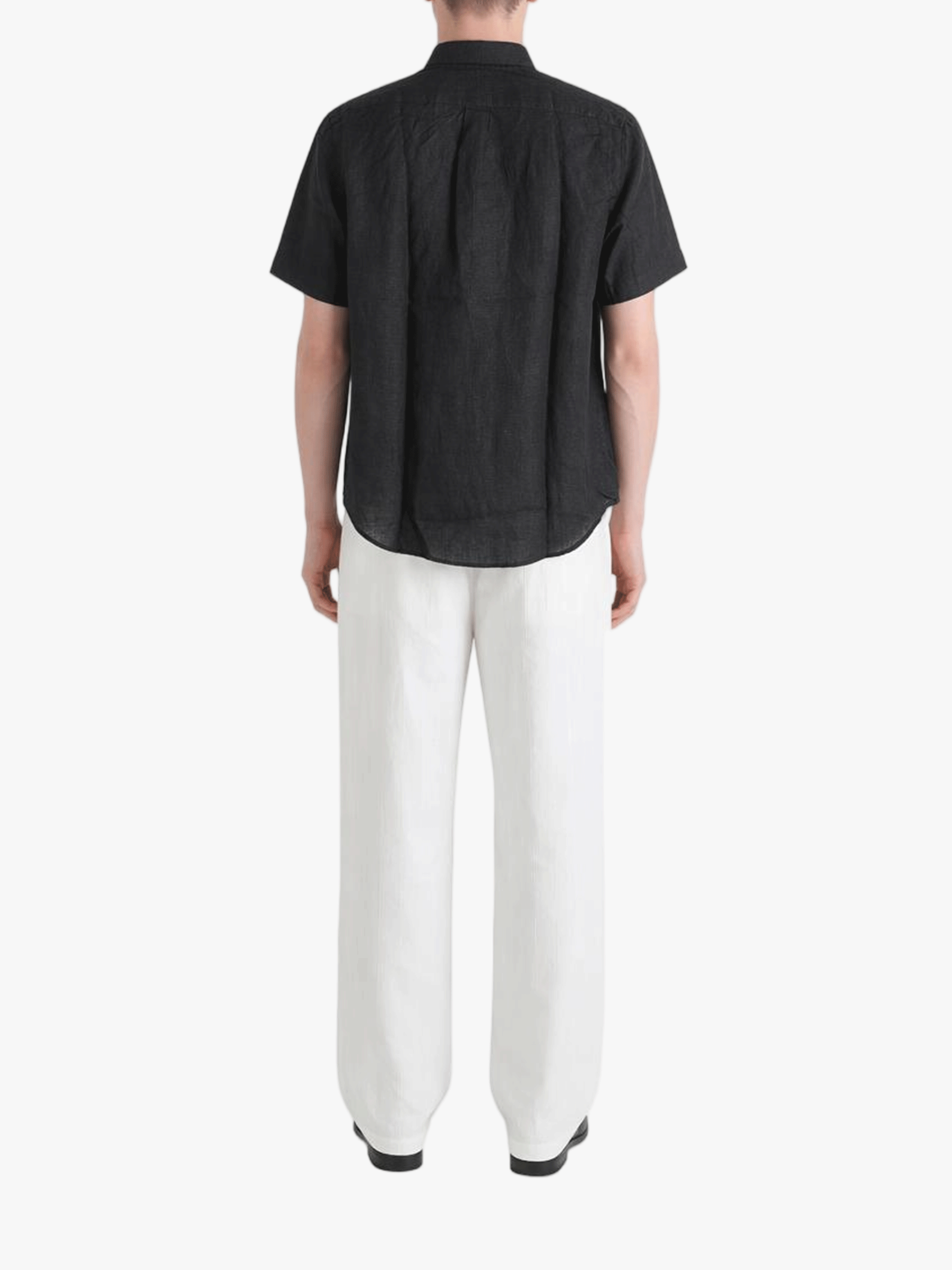 POLO RALPH LAUREN - Men Short-Sleeve Piece Dye Linen Sport Shirt