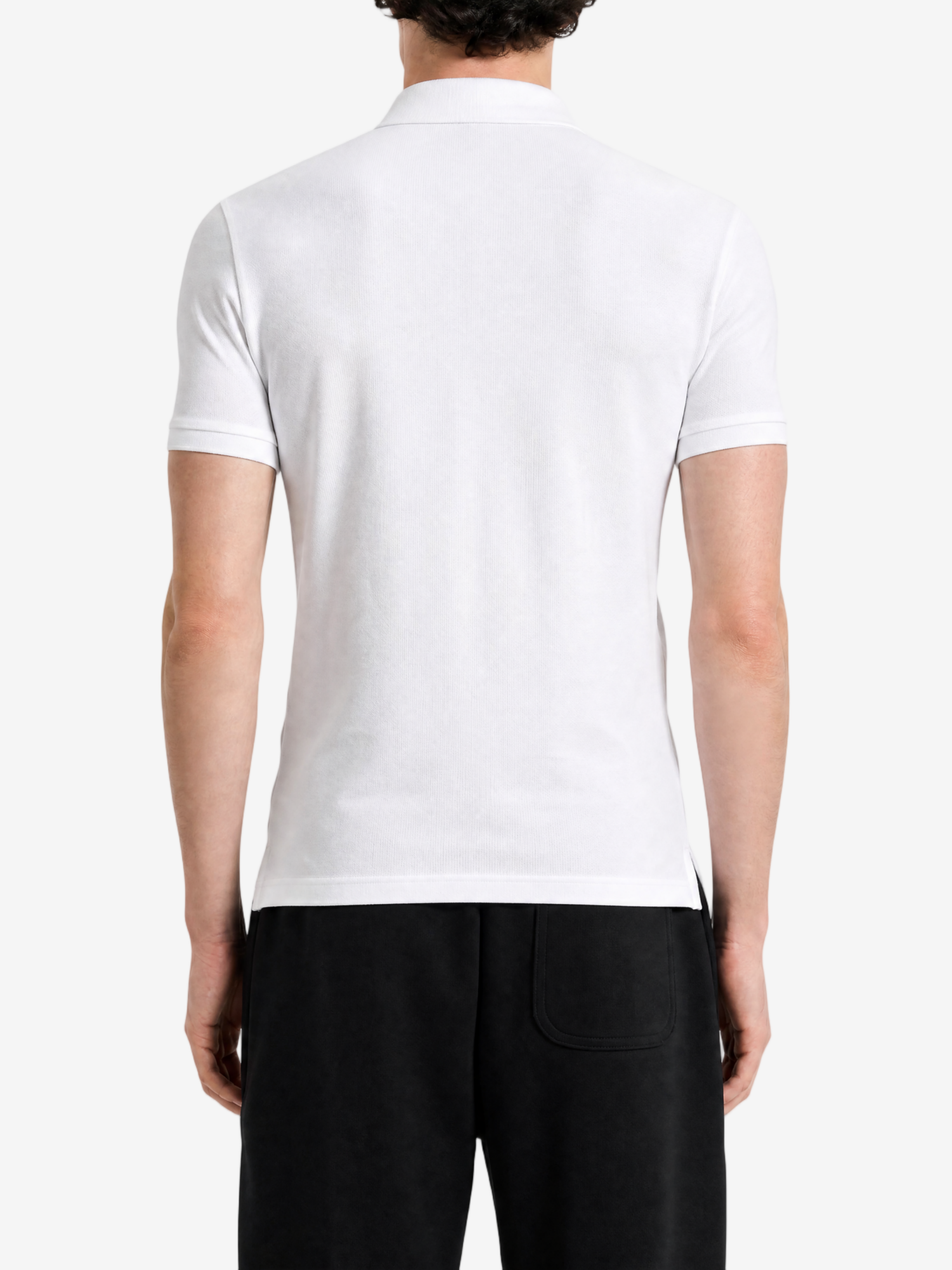 POLO RALPH LAUREN - Men Short Sleeve Cotton Honeycomb Textured Polo