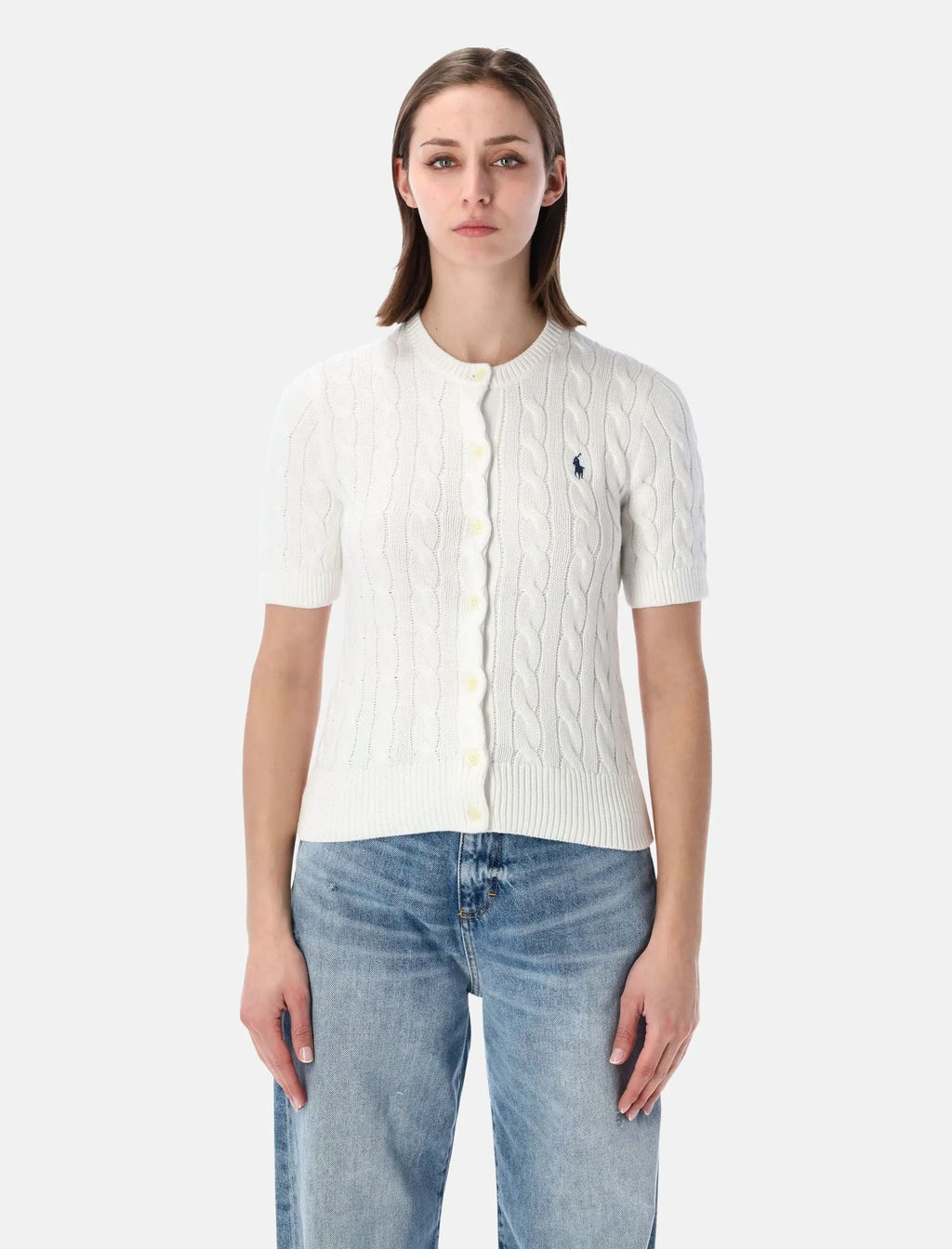 Polo Ralph Lauren cable-knit cotton cardigan