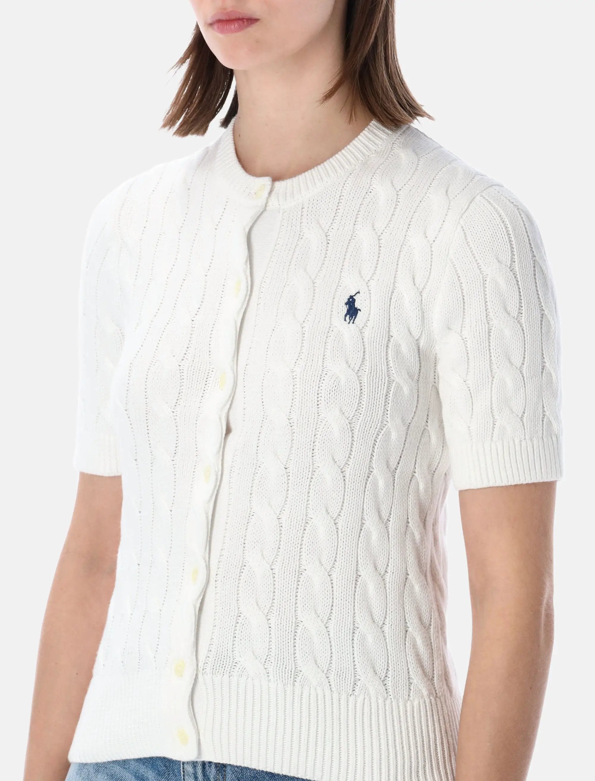 Polo Ralph Lauren cable-knit cotton cardigan