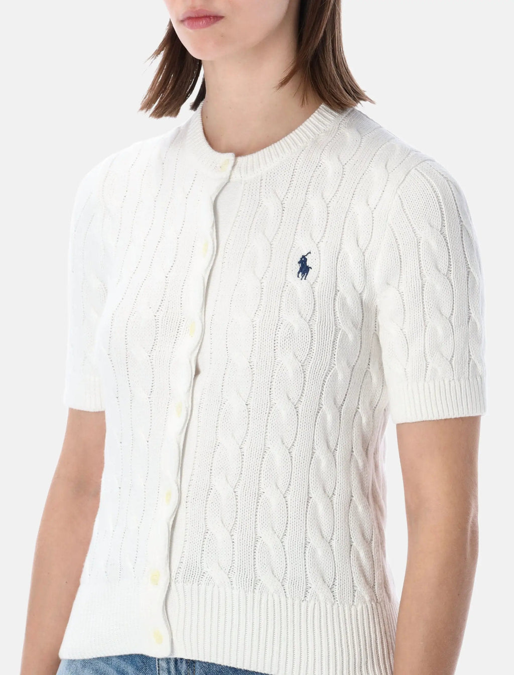 Polo Ralph Lauren cable-knit cotton cardigan