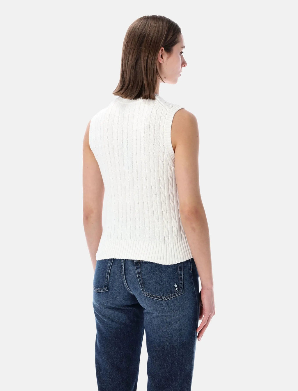 Polo Ralph Lauren cable knit sleeveless sweater