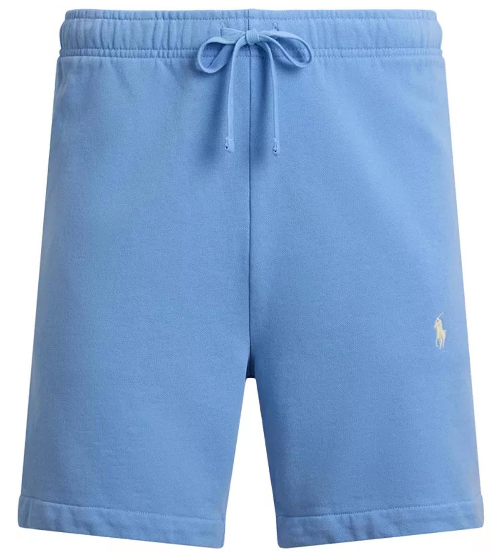 Loopback Fleece Pull-On Shorts In Bristol Blue