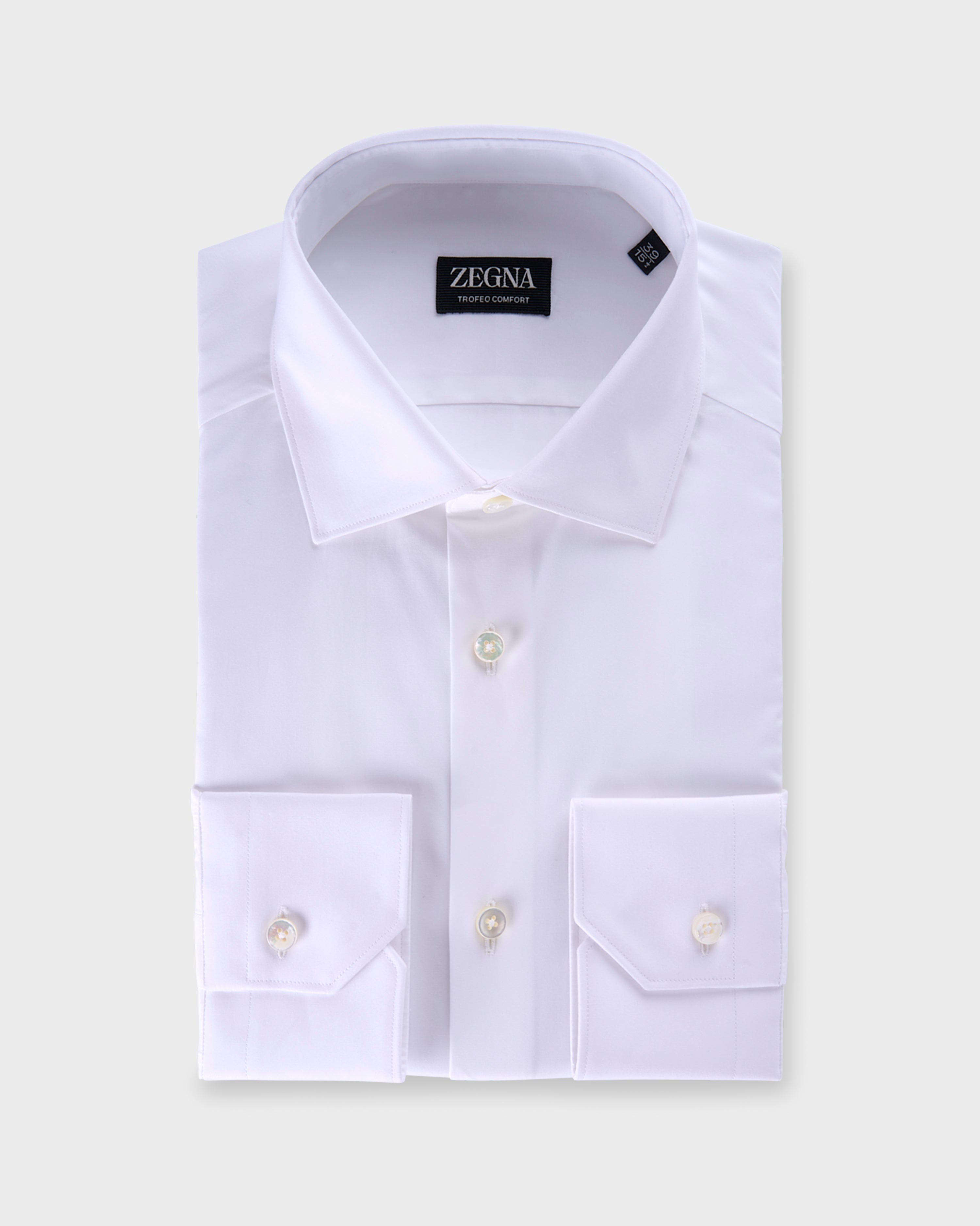 White Trofeo Comfort Cotton Shirt