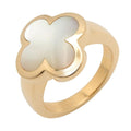 Alhambra Ring 18K Yellow Gold and Mother of Pearl
