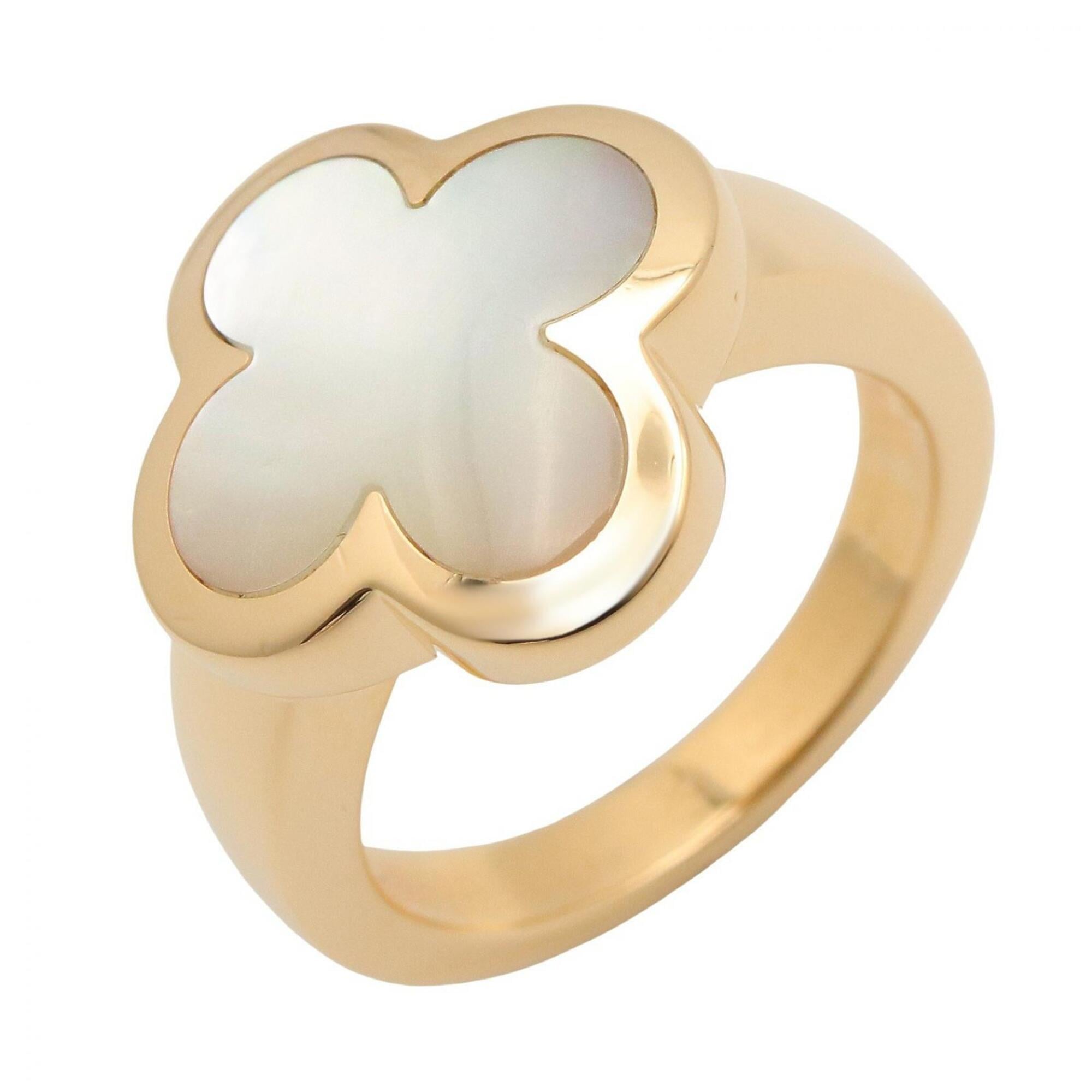 Alhambra Ring 18K Yellow Gold and Mother of Pearl