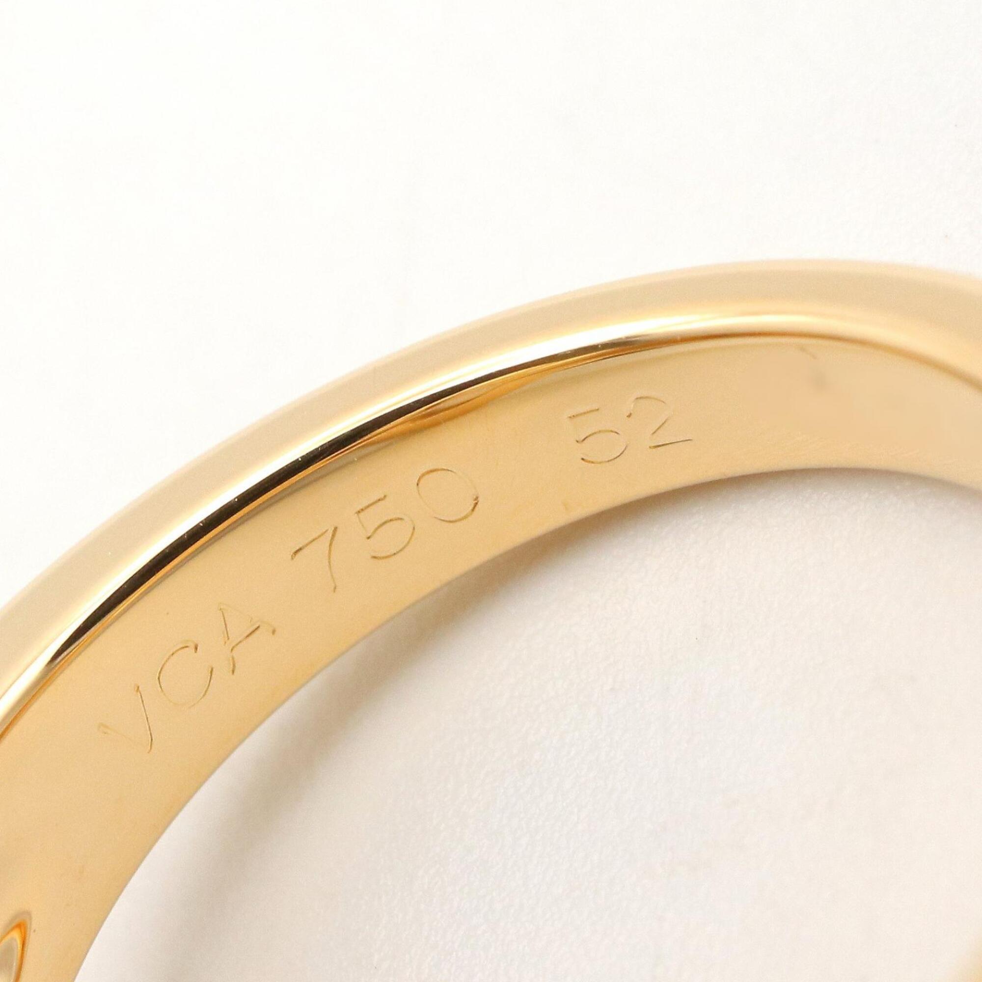 Alhambra Ring 18K Yellow Gold and Mother of Pearl