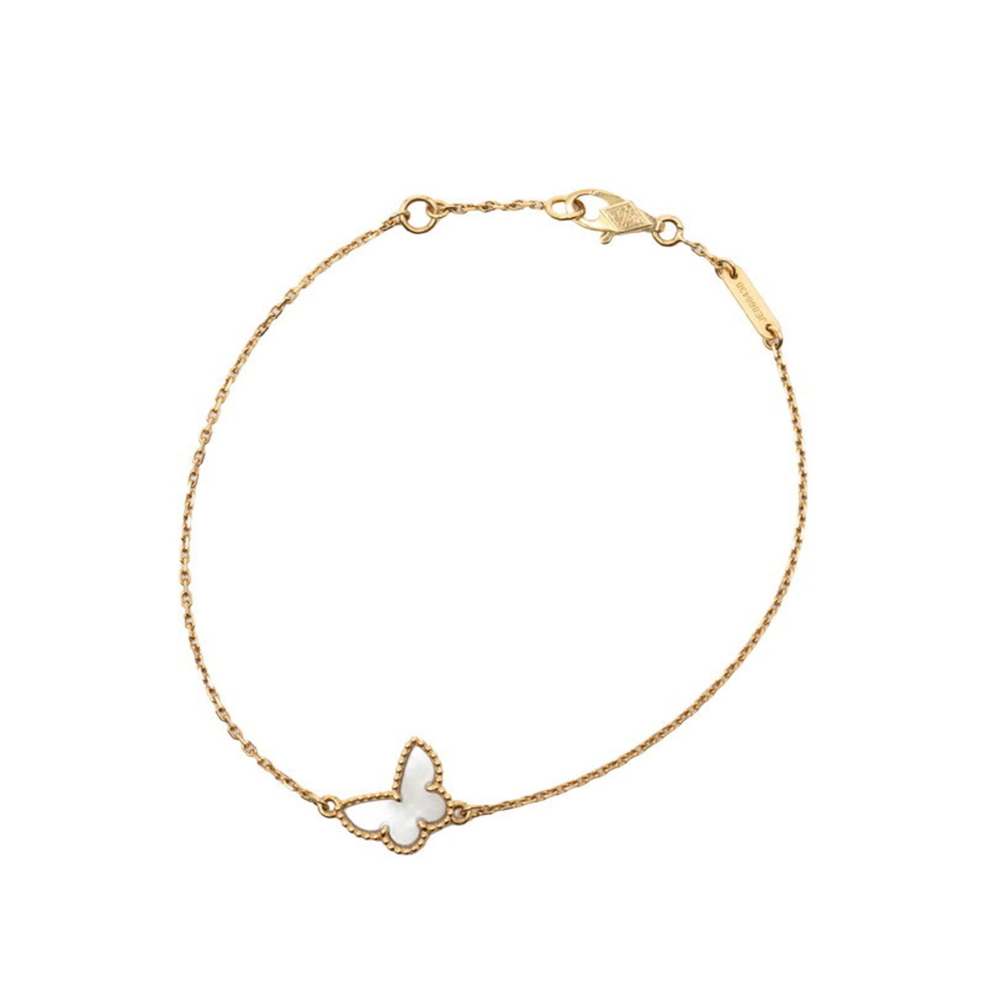 Charm Bracelet 18K Yellow Gold With Mother Of Pearl