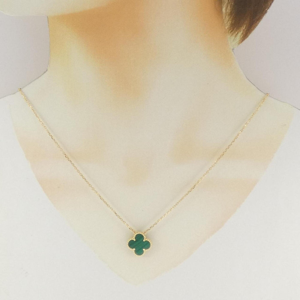 Vintage Alhambra Pendant Necklace 18K Yellow Gold