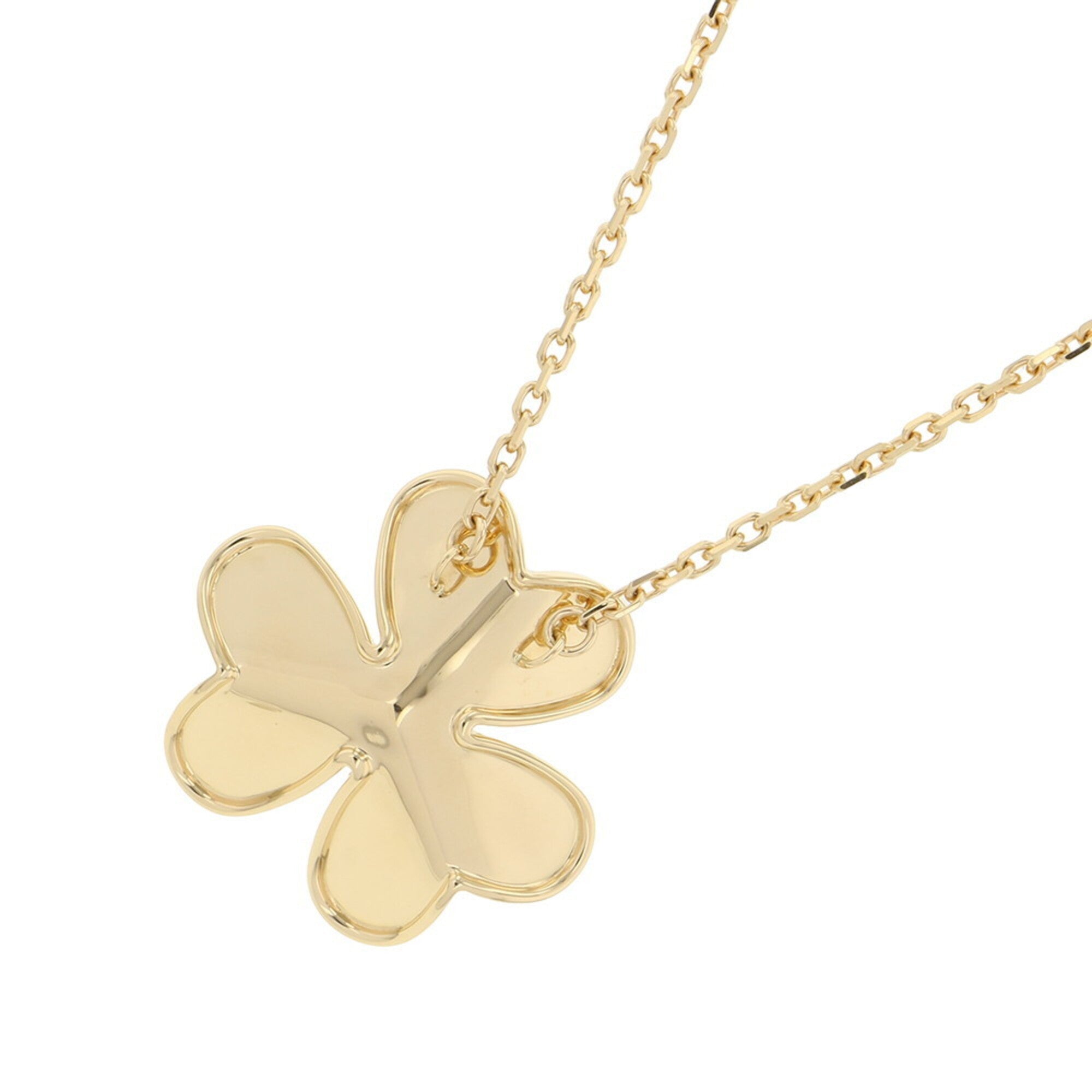 Pendant Necklace 18K Yellow Gold Large with Diamond