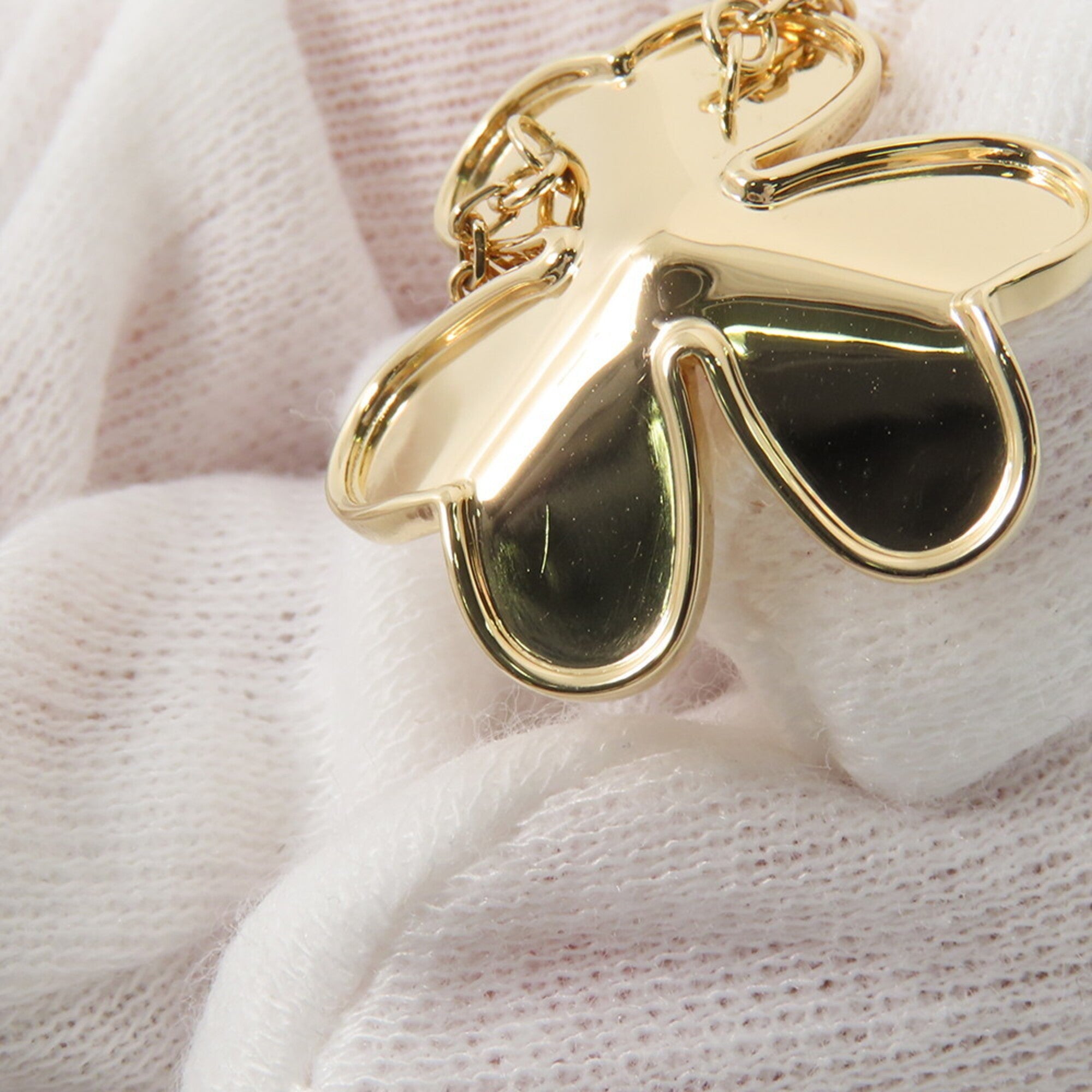 Pendant Necklace 18K Yellow Gold Large with Diamond