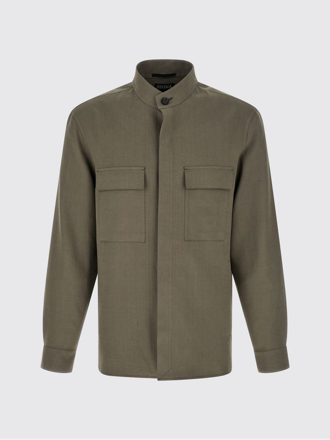 Zegna Jacket Men Grey