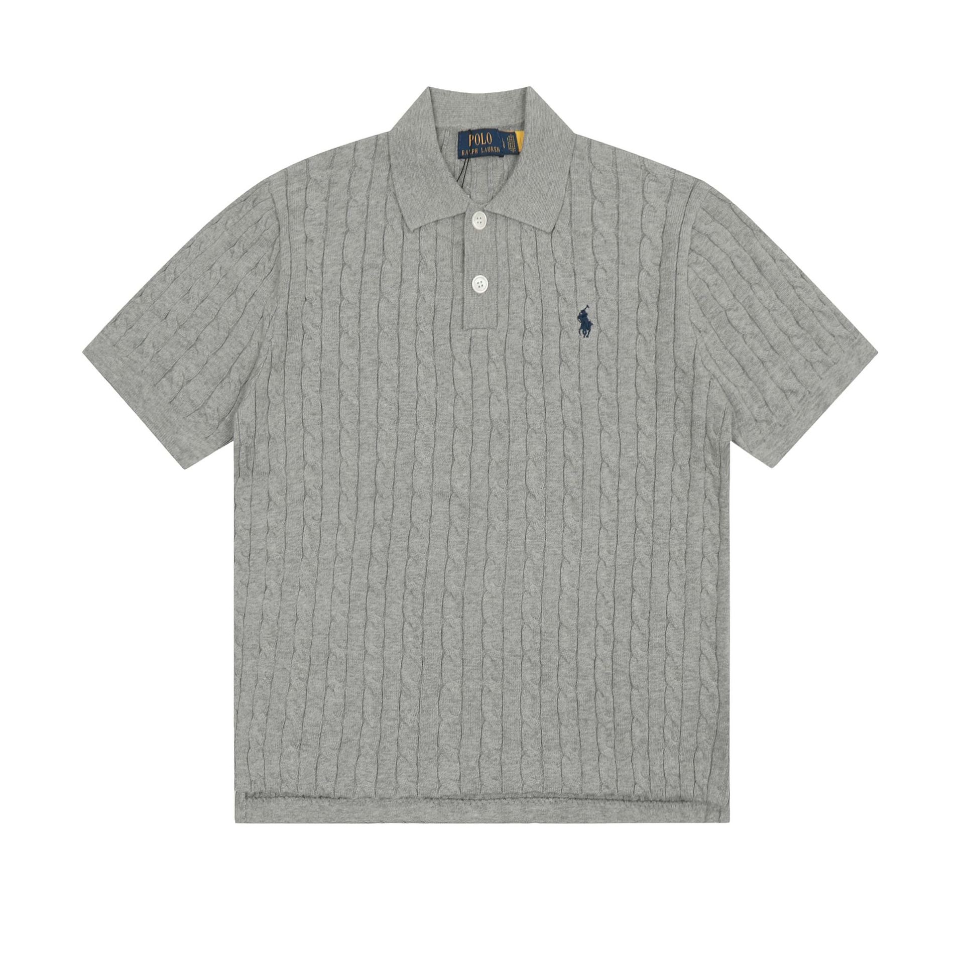 Ralph Lauren Knitted sweaters Ralph Lauren Knitted Short Sleeved Shirt POLO Lapel Knitted Short Sleeve Small Twist Lapel T-Shirt