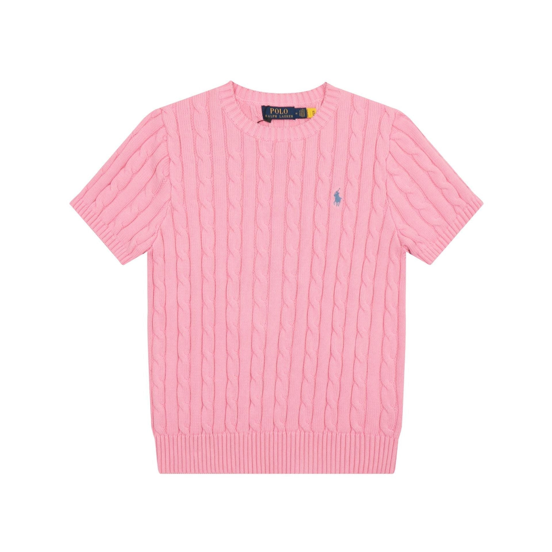 Ralph Lauren Knitted sweaters Ralph Lauren Knitted Short Sleeved Shirt Small Standard Twist Knitted Crew Neck Short Sleeve