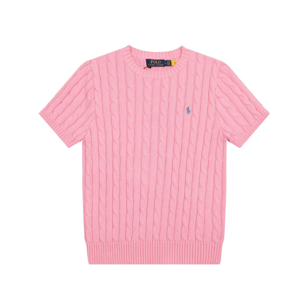 Ralph Lauren Knitted sweaters Ralph Lauren Knitted Short Sleeved Shirt Small Standard Twist Knitted Crew Neck Short Sleeve