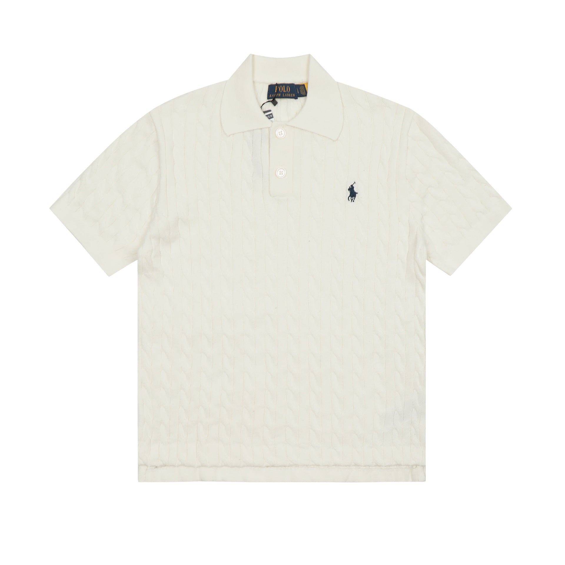 Ralph Lauren Knitted sweaters Ralph Lauren Knitted Short Sleeved Shirt POLO Lapel Knitted Short Sleeve Small Twist Lapel T-Shirt