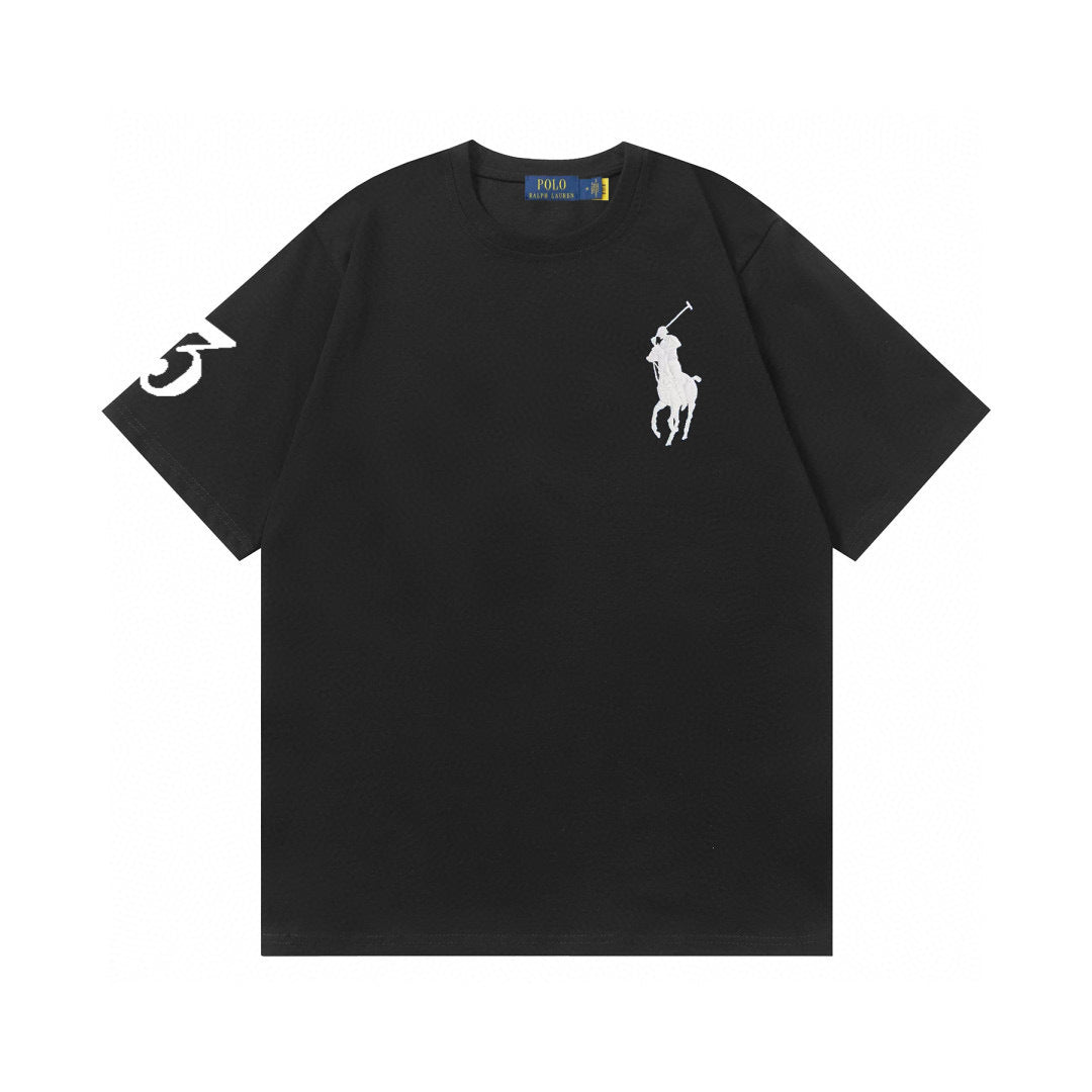 Ralph Lauren T Shirts Summer Cotton Short Sleeves