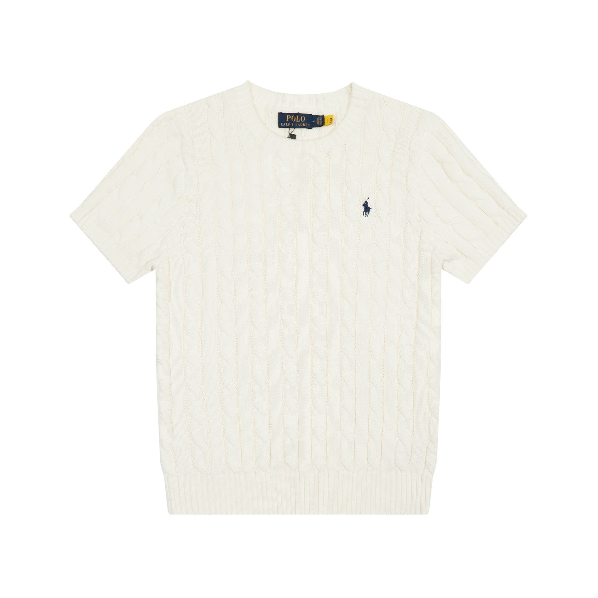 Ralph Lauren Knitted sweaters Ralph Lauren Knitted Short Sleeved Shirt Small Standard Twist Knitted Crew Neck Short Sleeve