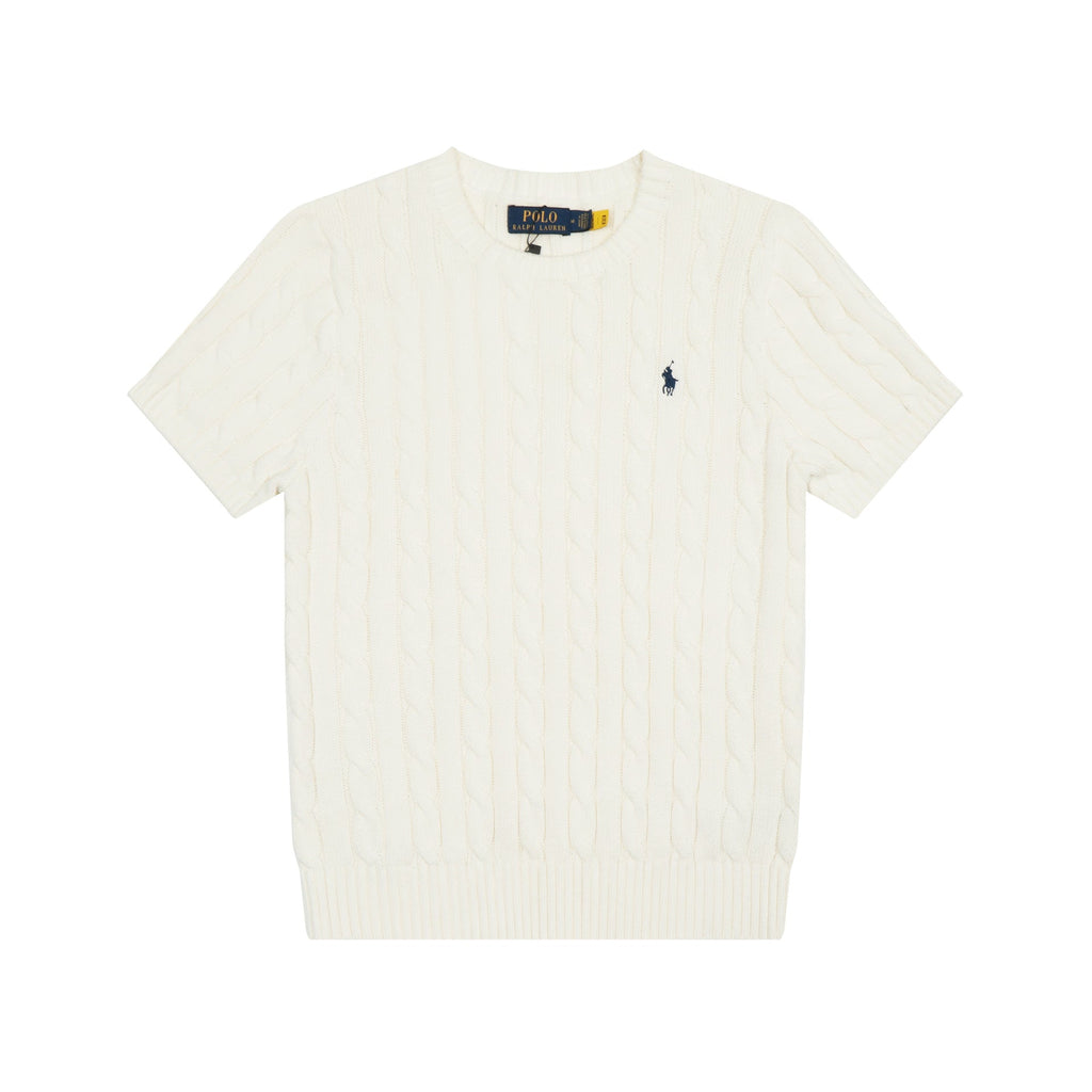 Ralph Lauren Knitted sweaters Ralph Lauren Knitted Short Sleeved Shirt Small Standard Twist Knitted Crew Neck Short Sleeve