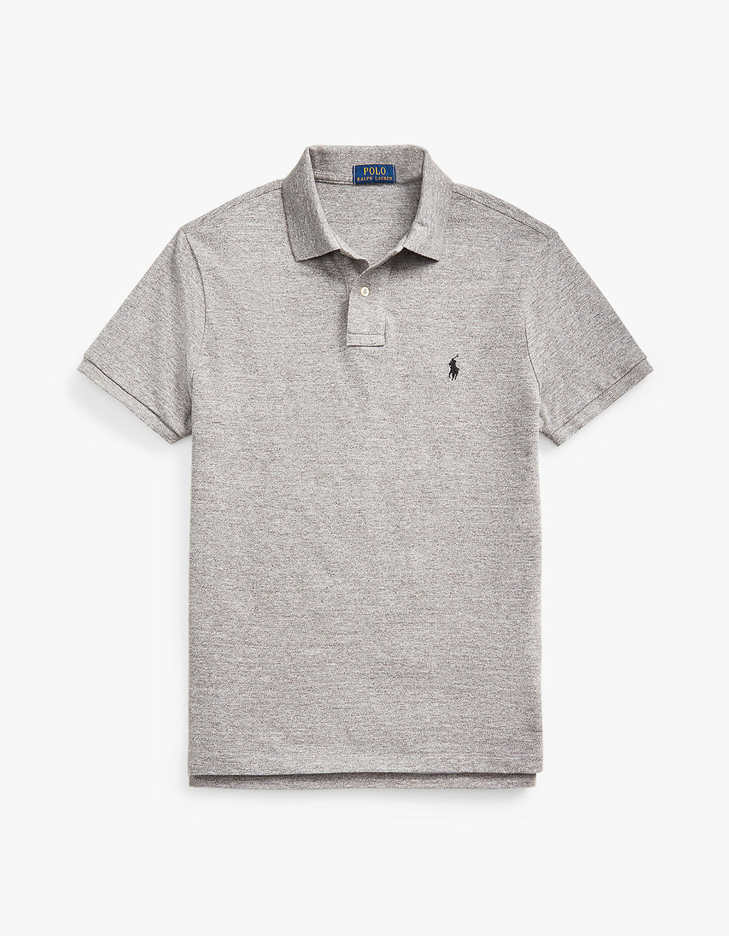 Custom Slim Fit Mesh S/S Polo Shirt - Canterbury Heather
