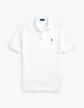 Classic Fit Mesh S/S Polo Shirt - White
