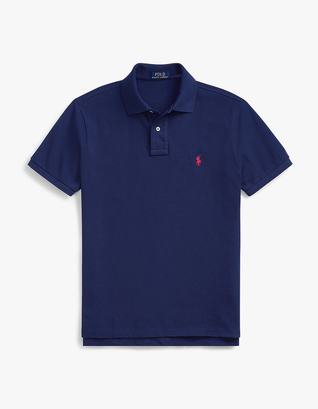 Custom Slim Fit Mesh S/S Polo Shirt - Newport Navy/C3870