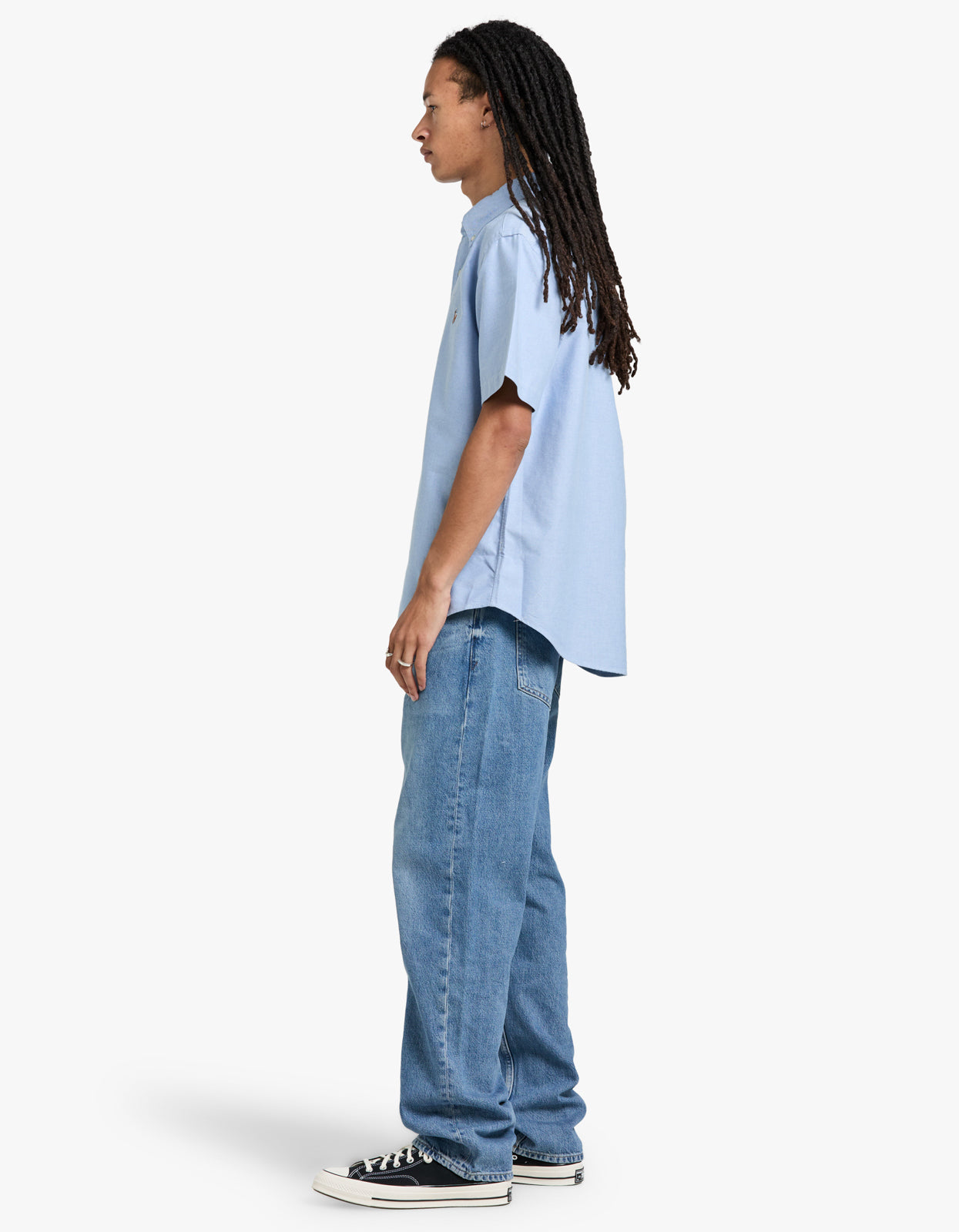 Custom Fit Short Sleeve Sport Shirt - BSR Blue