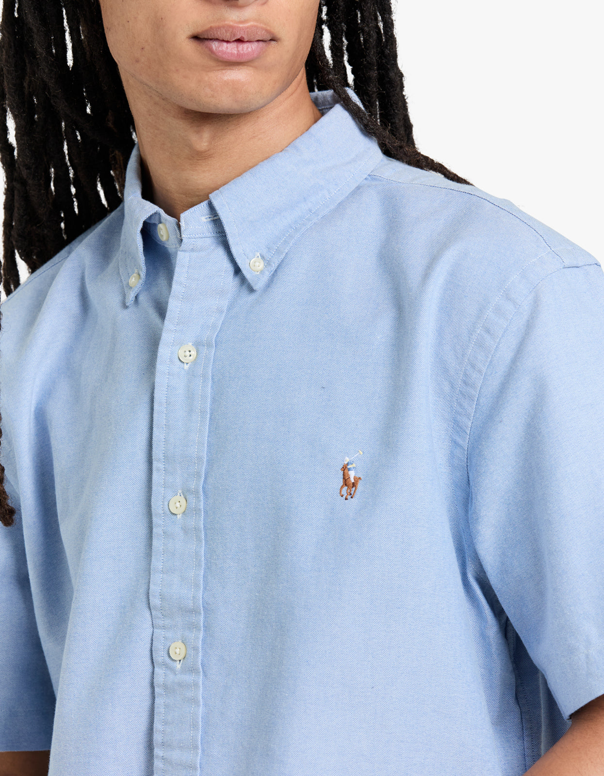 Custom Fit Short Sleeve Sport Shirt - BSR Blue