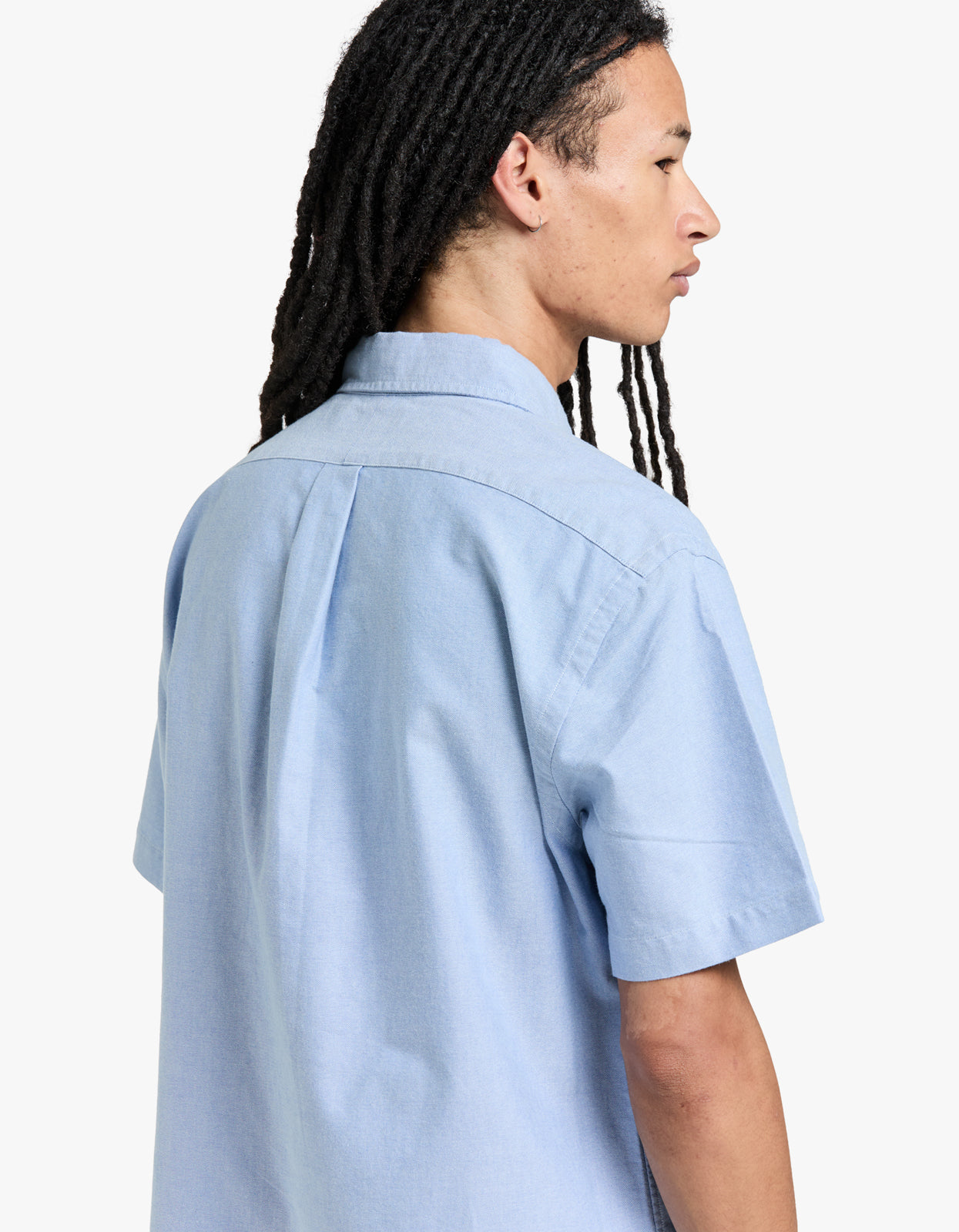 Custom Fit Short Sleeve Sport Shirt - BSR Blue