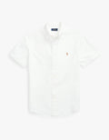 Custom Fit Short Sleeve Sport Shirt - White