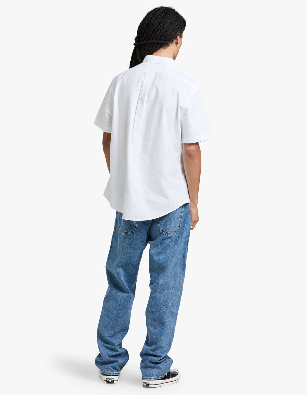 Custom Fit Short Sleeve Sport Shirt - White