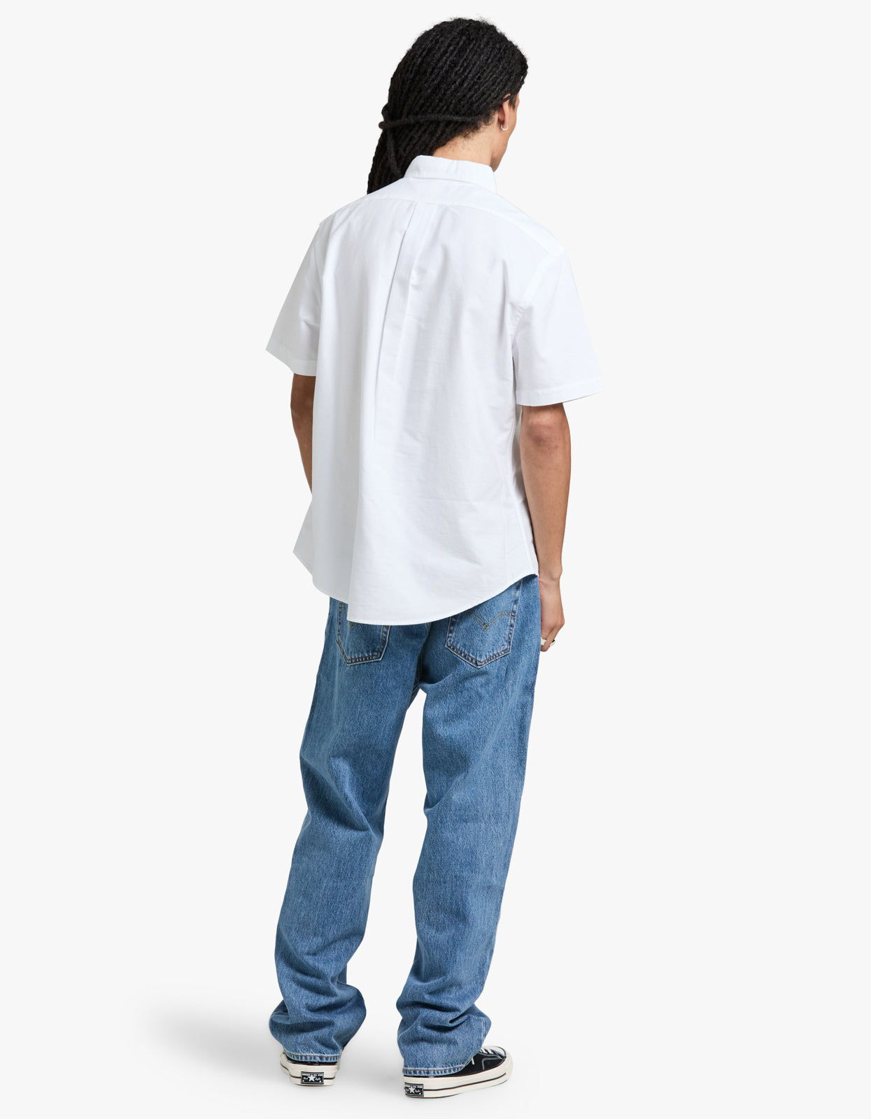 Custom Fit Short Sleeve Sport Shirt - White