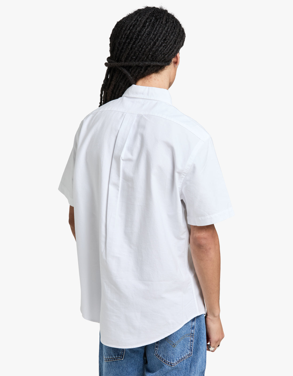 Custom Fit Short Sleeve Sport Shirt - White